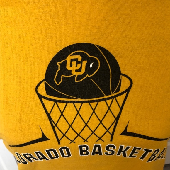 Colorado Basketball shirt w/ ‘08-‘09 game schedule - Picture 2 of 5